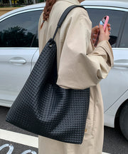 Style Brown Faux Leather Large Capacity Shoulder Bag