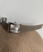 Style Gold Leather Alloy Quartz Movement Watches