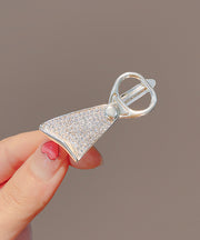 Style Gold Metal Alloy Zircon Hairpin