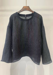 Style White Dot Oversized Cotton Blouse Tops Fall