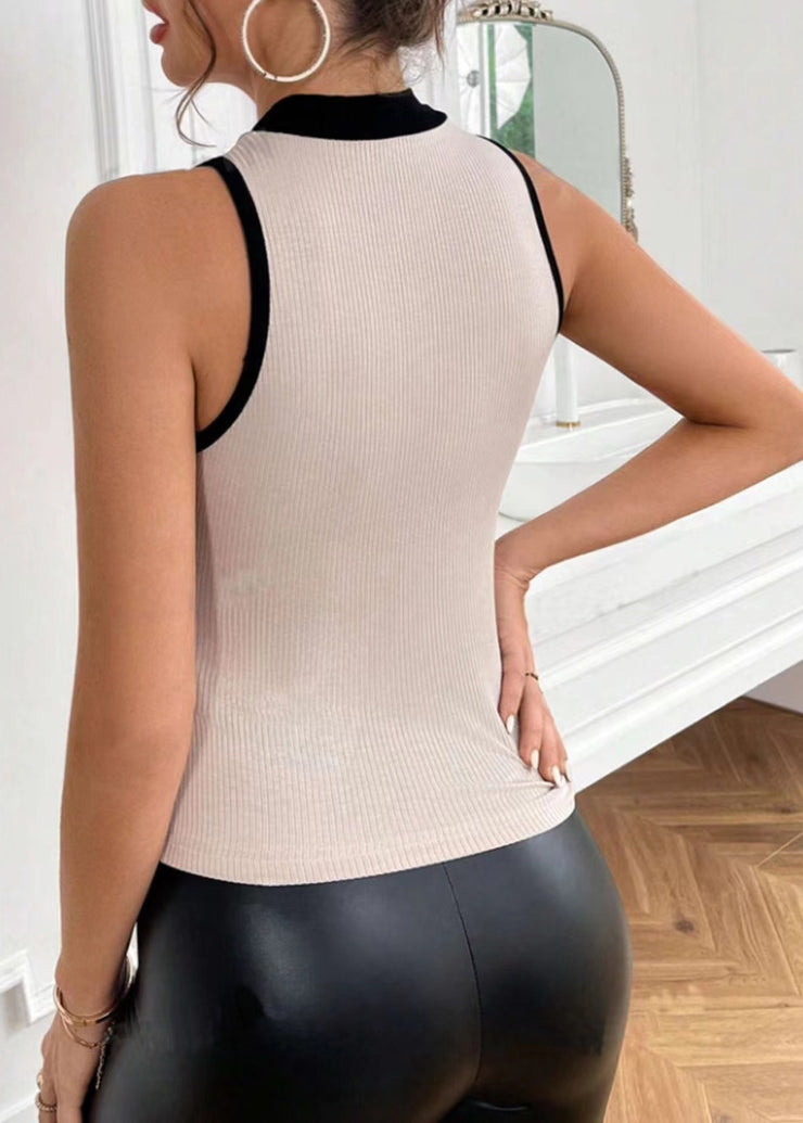 Stylish Apricot Cold Shoulder Cotton Sexy Tops Summer