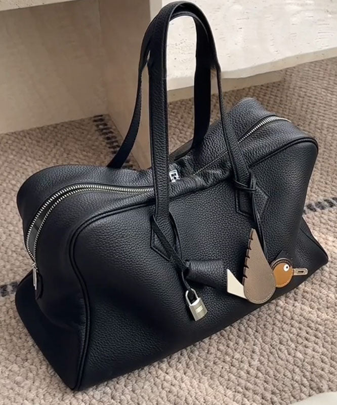 Stylish Blue Large Capacity Leather Shoulder Bags