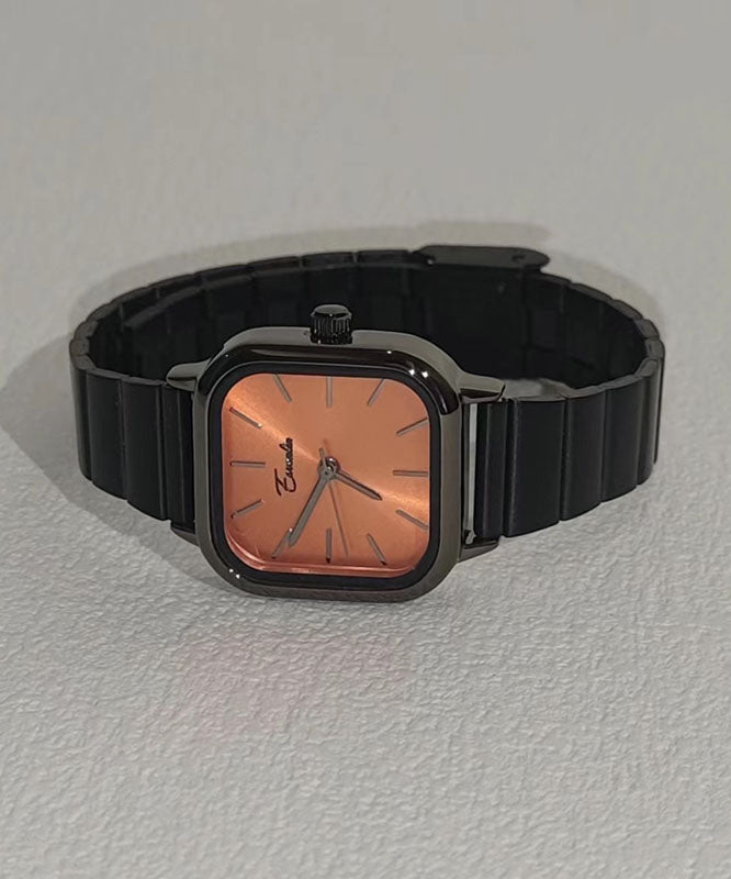 Stylish Blue Stainless Steel Square Waterproof Watches