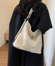 Stylish Brown Large Capacity Faux Leather Shoulder Bag