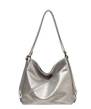 Stylish Brown Large Capacity Faux Leather Shoulder Bag
