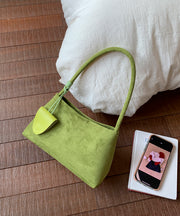 Stylish Brown Suede Durable Shoulder Bag