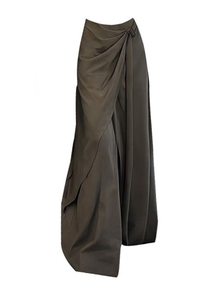 Stylish Cold Shoulder Asymmetrical Design Two Pieces Set Spring