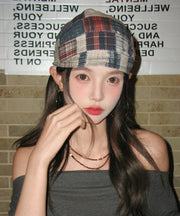 Stylish Colorblock Drawstring Cotton Bonnie Hat