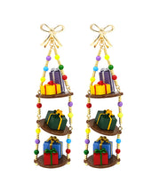 Stylish Rainbow Acrylic Resin Gift Drop Earrings