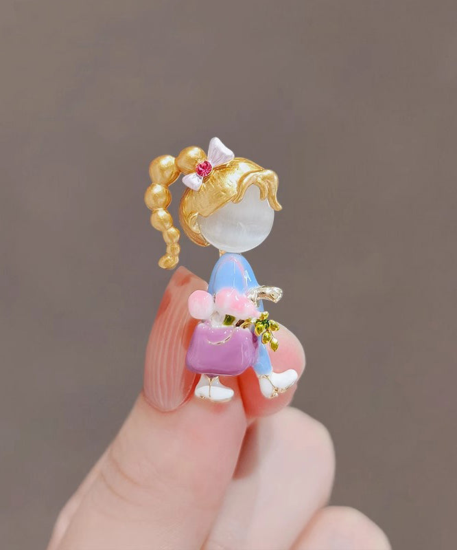 Stylish Rainbow Alloy Cat&
