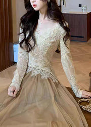 Stylish V Neck Hollow Out Lace T Shirt Top Fall