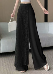 Stylish White Asymmetrical Lace Patchwork Pants Skirt Summer