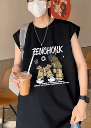 Stylish White O-Neck Print Cotton Men T Shirt Summer