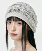 Summer Japanese Hollow Breathable Knitted Boonie Hat