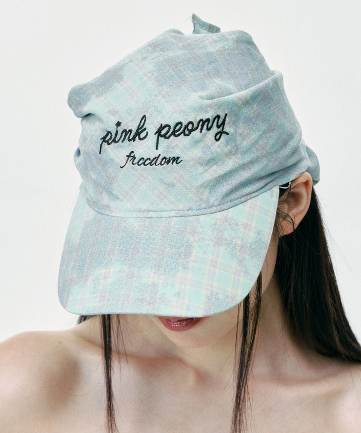 Summer Mint Green Headscarf Baseball Cap Hat