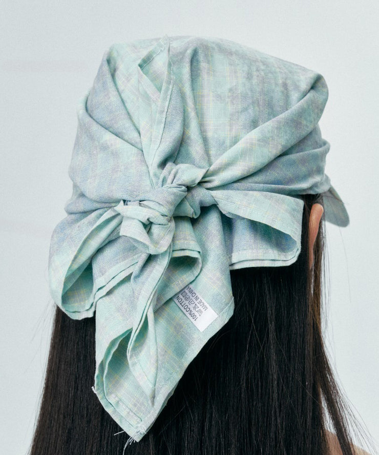 Summer Mint Green Headscarf Baseball Cap Hat