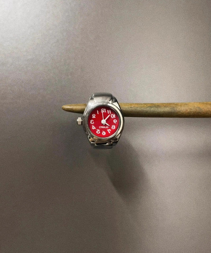 Unique Blue Stainless Steel Medieval Flip Cover Rings