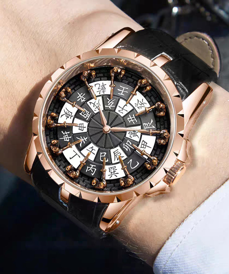Unique Gold Stainless Steel Quartz Movement Watches