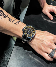 Unique Gold Stainless Steel Quartz Movement Watches