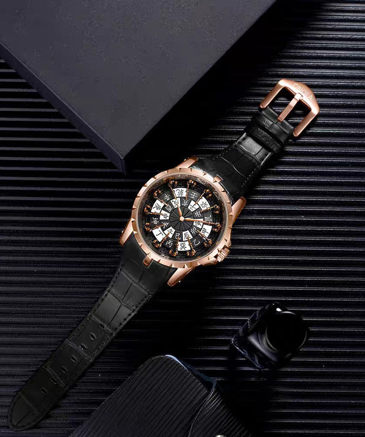 Unique Gold Stainless Steel Quartz Movement Watches