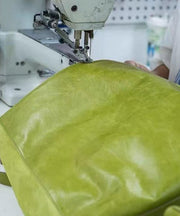 Unique Grass Green Large Capacity Faux Suede Shoulder Bags