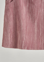 Unique Rose Floral Decorated Silk Velour Vests Fall