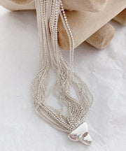 Unique Silk 925 Silver Chain Chain Bracelet