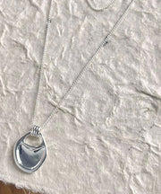 Unique Silk Copper Bag Sweater Pendant Necklace