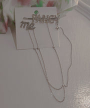 Unique Silk Copper Graphic Chain Tassel Stud Earrings Hairpin