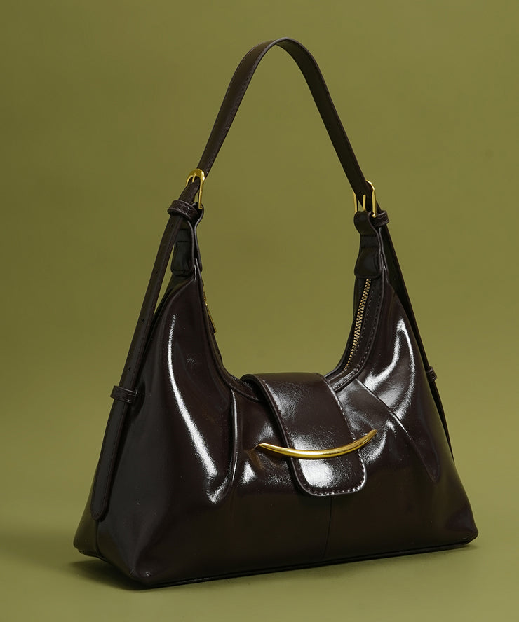 Vintage Brown Large Capacity Faux Leather Shoulder Bags