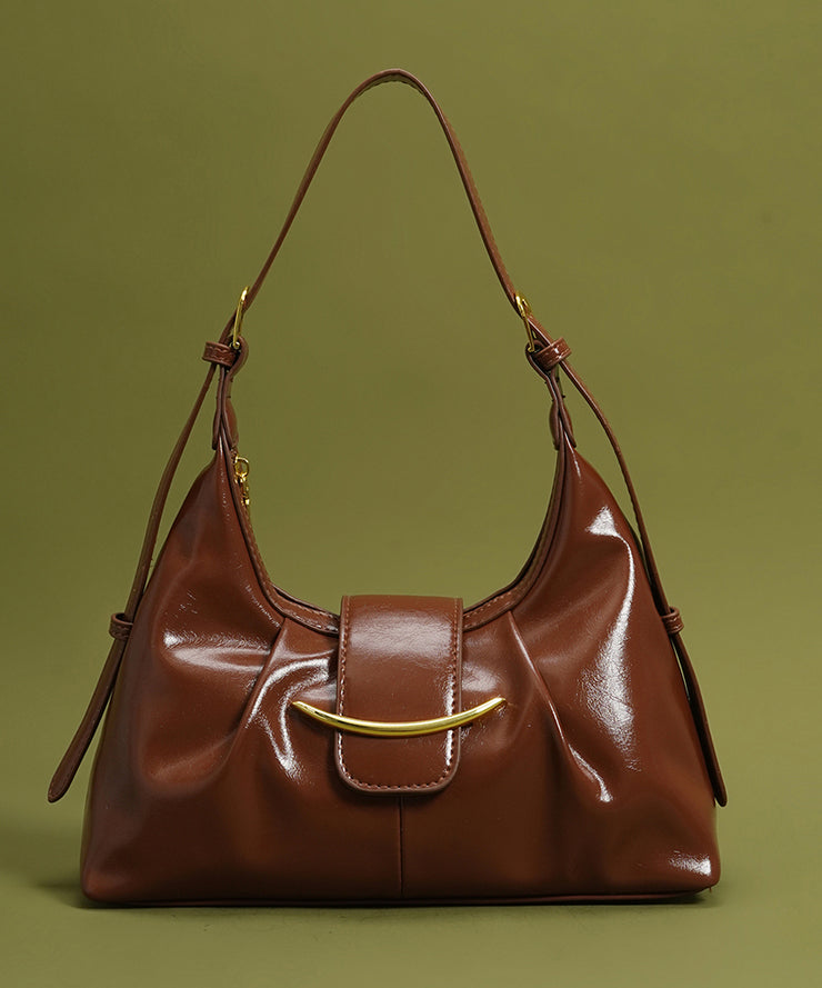 Vintage Brown Large Capacity Faux Leather Shoulder Bags