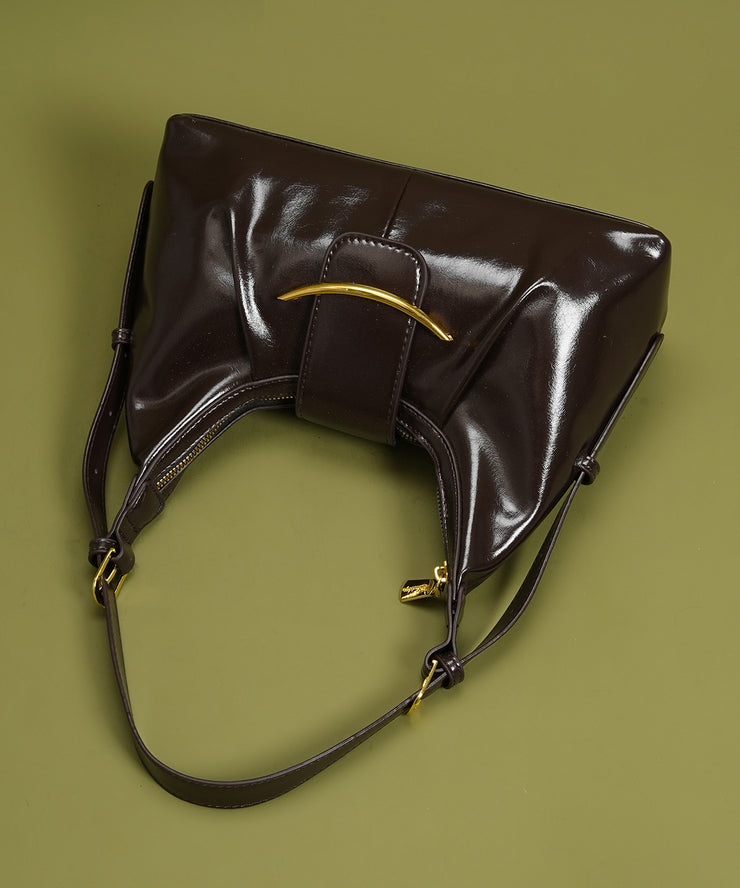 Vintage Brown Large Capacity Faux Leather Shoulder Bags