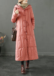 Vintage Green Hooded Tasseled Chinese Button cotton Coats Winter