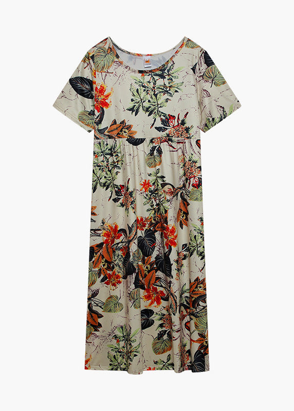 Original Design Simple Orange O Neck Linen Shirt Tops Fall