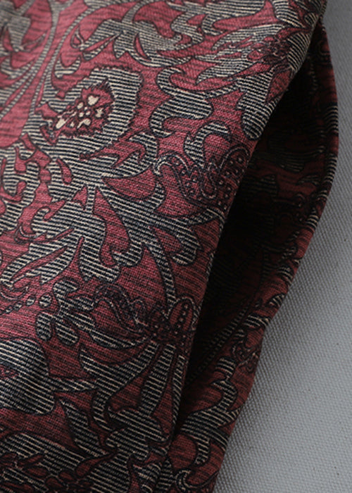 Vintage Peter Pan Collar Print Pockets Cotton Shirts Dress Spring