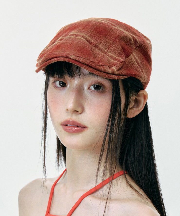 Vintage Rust Red Plaid Painter&