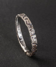 Vintage Sterling Silver A Massive Rock Men Cuff