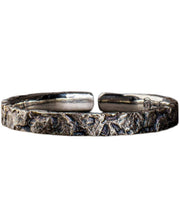 Vintage Sterling Silver A Massive Rock Men Cuff