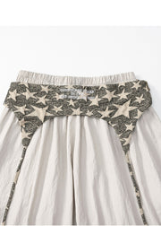 Women Apricot Oversized Wrinkled Spandex Wide leg Pants Spring