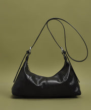 Women Black Solid Durable Faux Leather Shoulder Bags