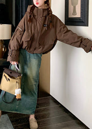 Women Coffee Oversized Pockets Fine Cotton Filled Women Witner Coats