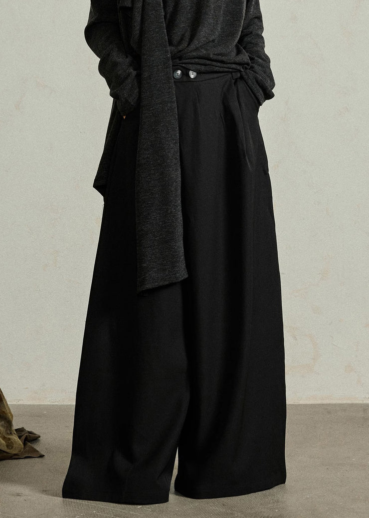 Women Ginger Pockets High Waist Wide Leg Pants