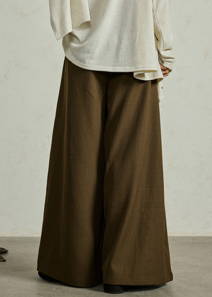 Women Ginger Pockets High Waist Wide Leg Pants