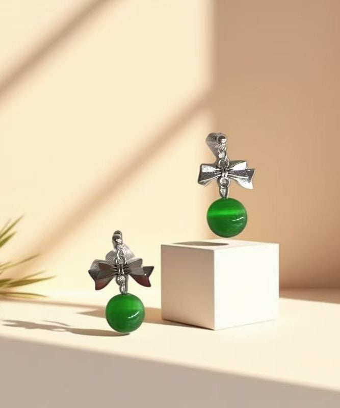 Women Green Copper Alloy Cat&