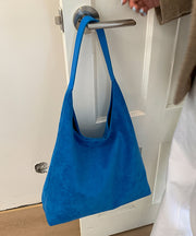 Women Yellow Suede Large Capacity Shoulder Bag