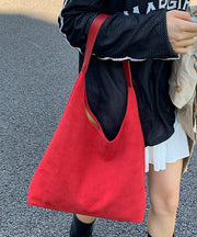 Women Yellow Suede Large Capacity Shoulder Bag