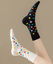 Women's Autumn Breathable Jacquard Mid Calf Socks