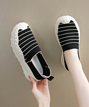 Yellow Breathable Mesh Flat Shoes For Women Splicing