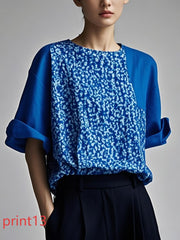 Fitted print20 Patchwork Cotton Tank Summer
