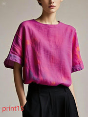 Fitted print20 Patchwork Cotton Tank Summer